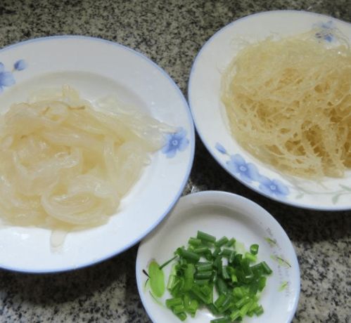 石花菜拌海蜇丝,夏季凉拌菜,清凉爽口